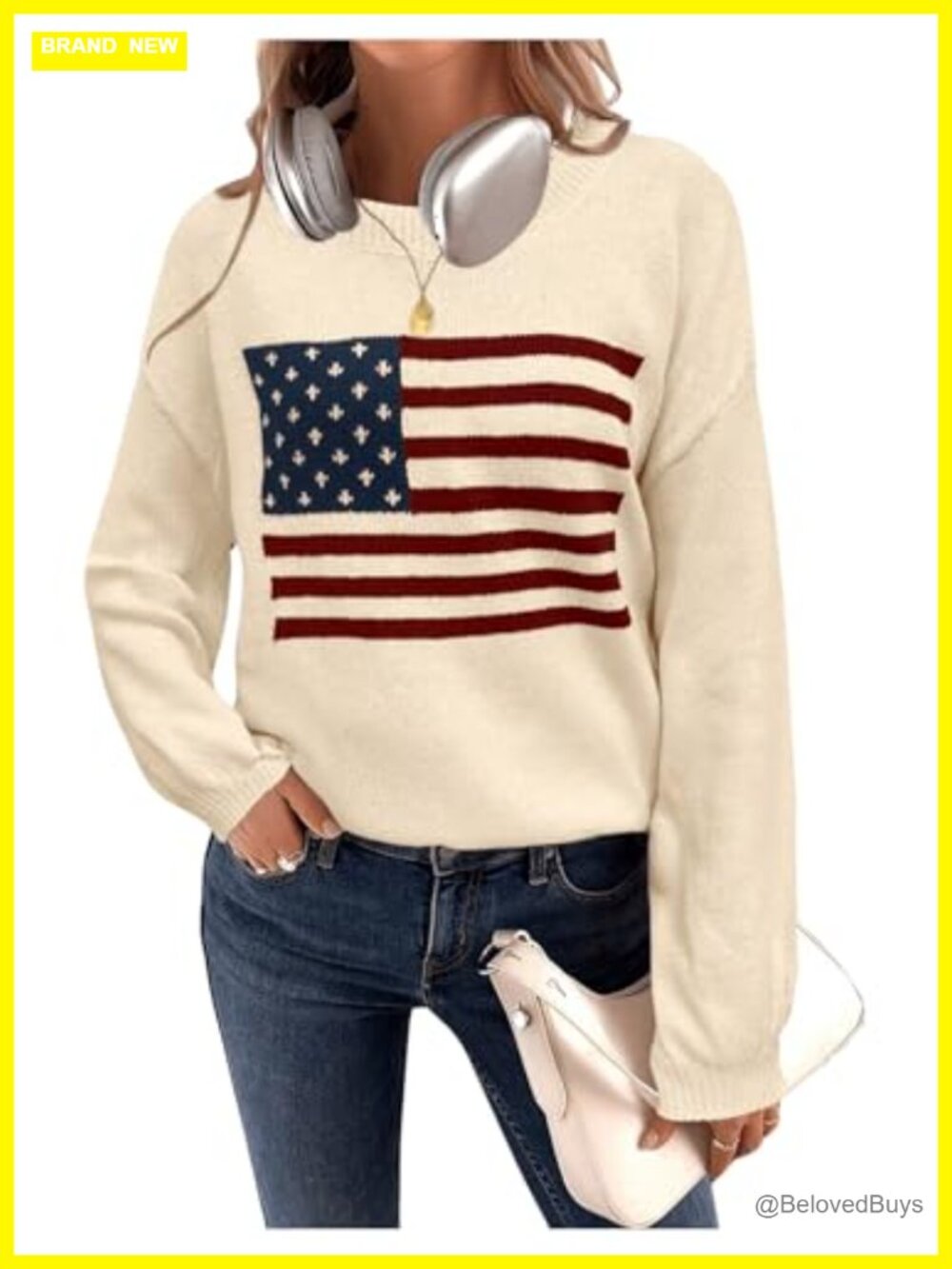 Oversized Lightweight Long Sleeve Knit Pullover Sweater